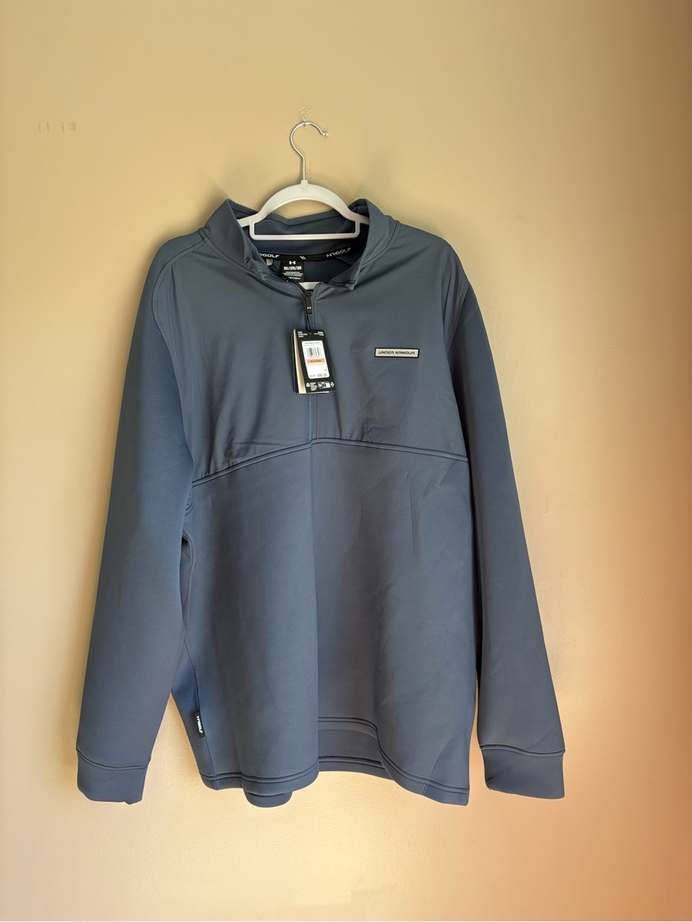 Under Armour Men's Slate Blue Half-Zip Performance Pullover